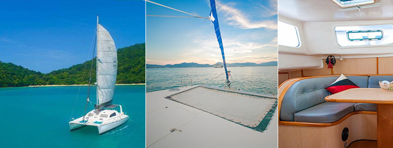 เรือยอร์ช (Catamaran) เช่าเหมาลำ