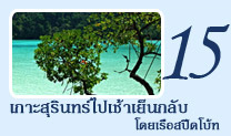 เกาะสุรินทร์ไปเช้าเย็นกลับโดยเรือสปีดโบ้ท