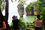 เขาตะปูอ่าวพังงาพายแคนนูเรือใหญ่