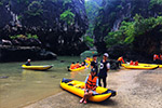 เขาตะปูอ่าวพังงาพายแคนนูเรือใหญ่